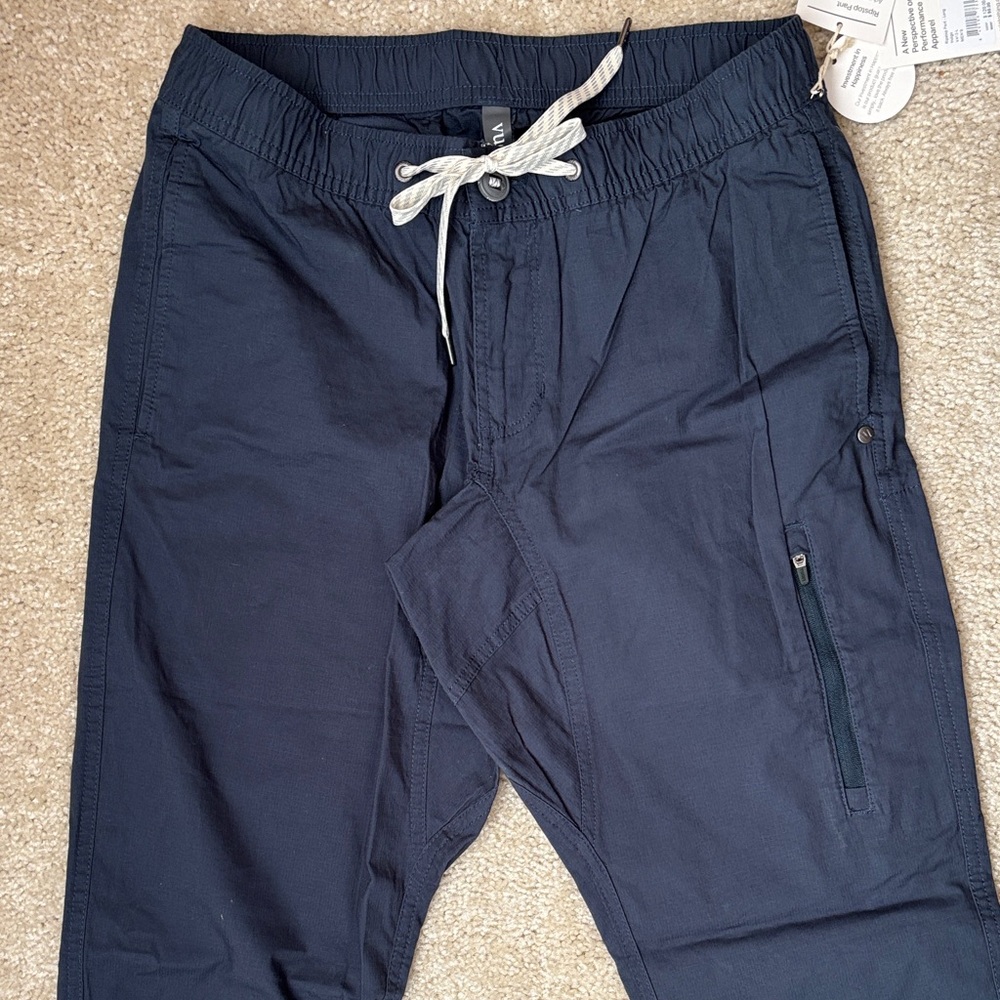 Vuori Men's Dark Blue Cargo Pants